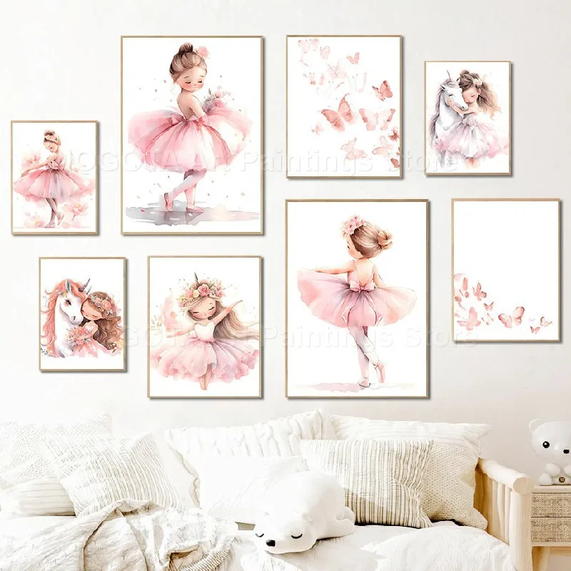 1 pièce - Tableau sur toile ro - Baby Nursery Pink avis et prix