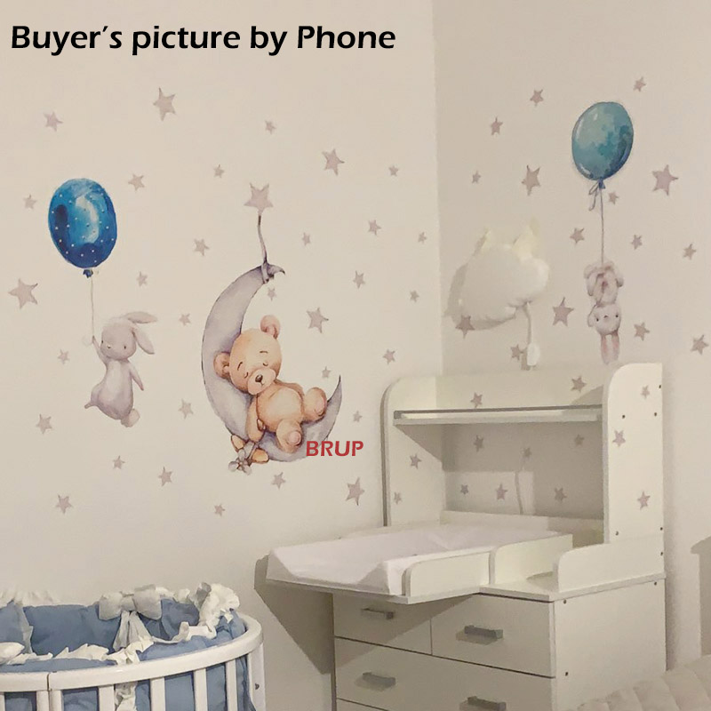 Autocollants muraux en PVC, ba - Baby Nursery Panelling avis et prix