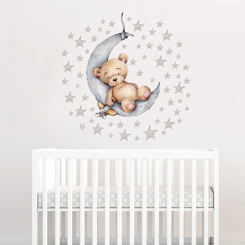 Autocollants muraux en PVC, ba - Baby Nursery Panelling avis et prix