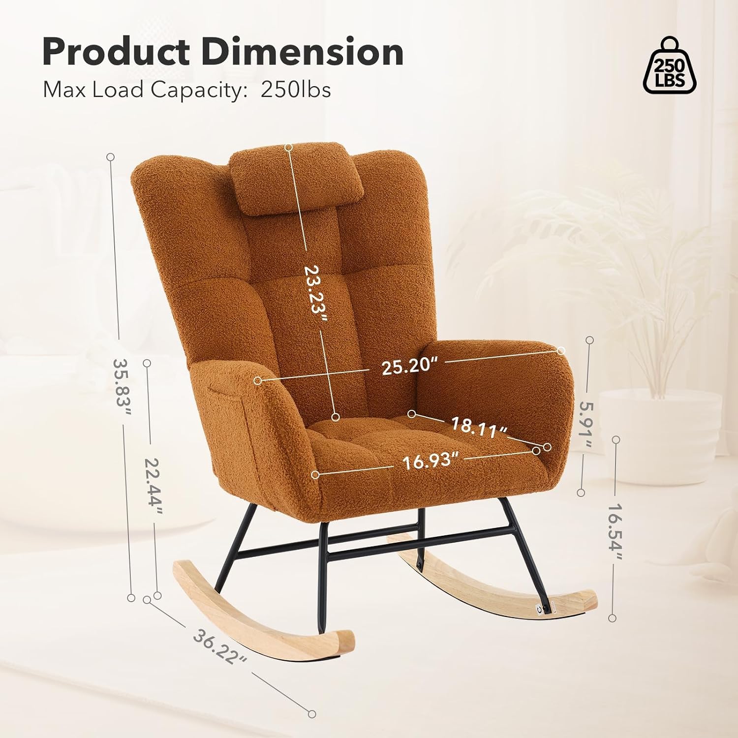 Fauteuil à bascule Teddy Glide - Rocking Chair Nursery avis et prix